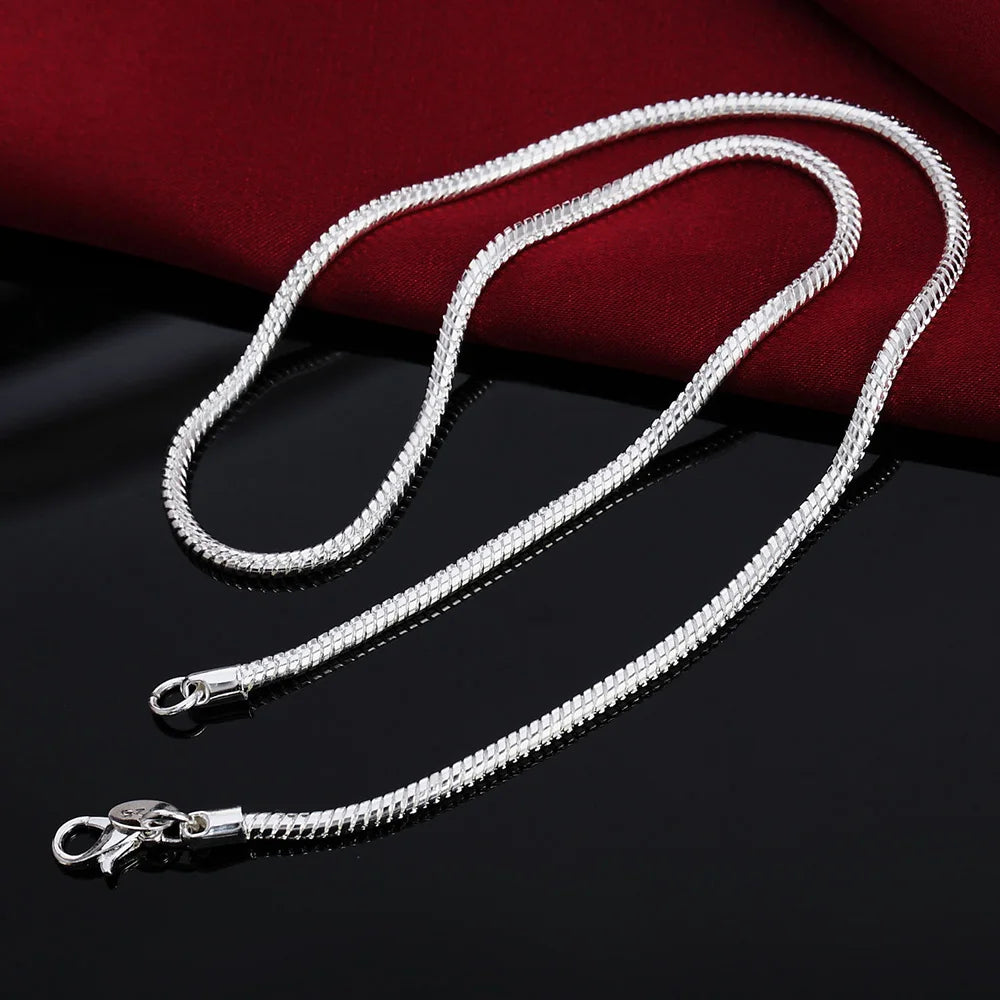 Collier Serpent Argent 925